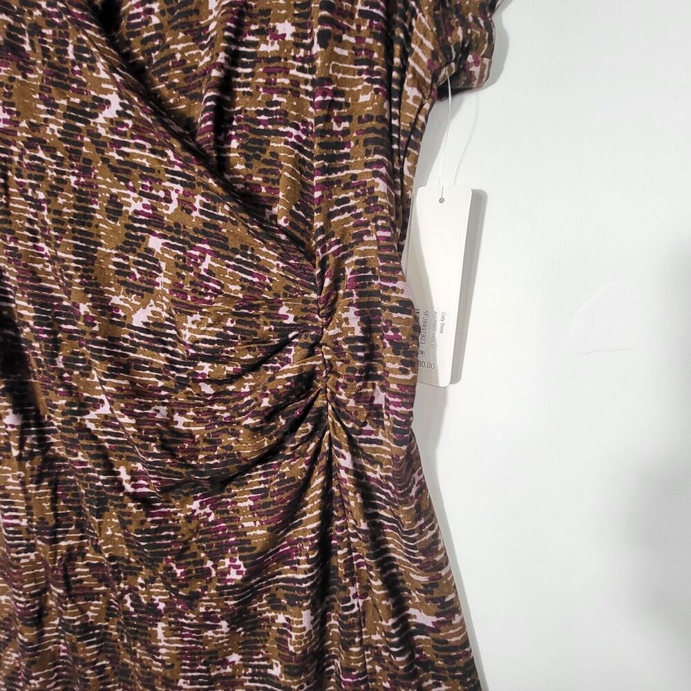 Soft Surroundings Caity Maxi Dress Faux Wrap Stretch Abstract Paisley 2X - Picture 4 of 12